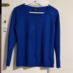 Blue Long Sleeve Sweater